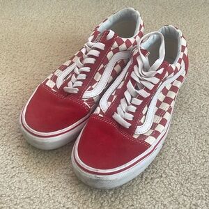 Red Checkered Vans (Used)